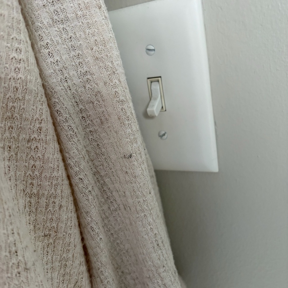 Lucky Brand Waffle Knit Henley Blouse Top - Picture 9 of 12